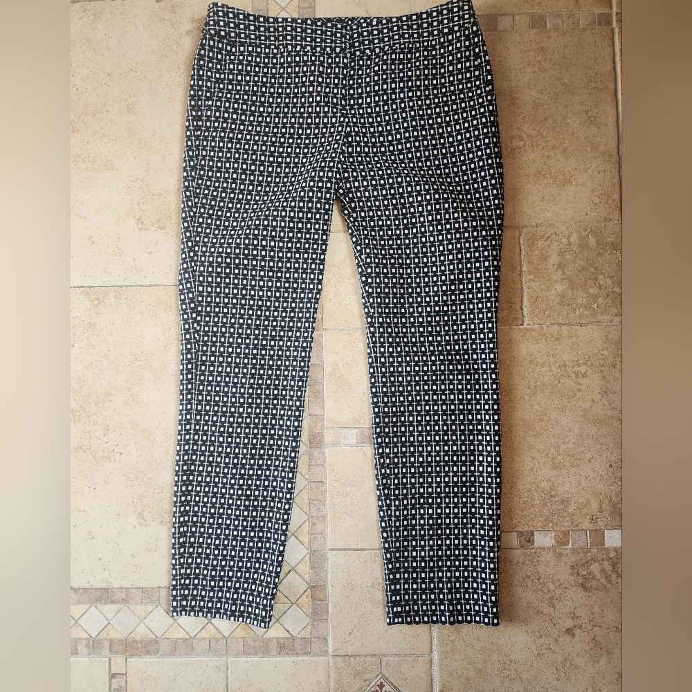 Express Columnist Patterened Dress Pants
